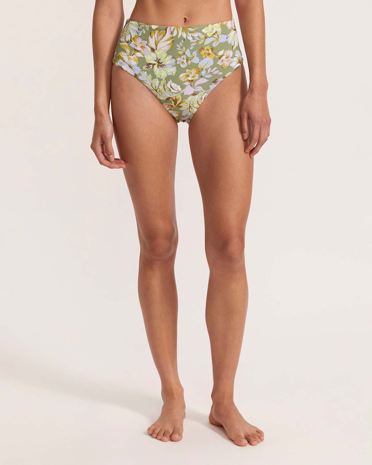 Bouquet High Waisted Brief in MULTI
