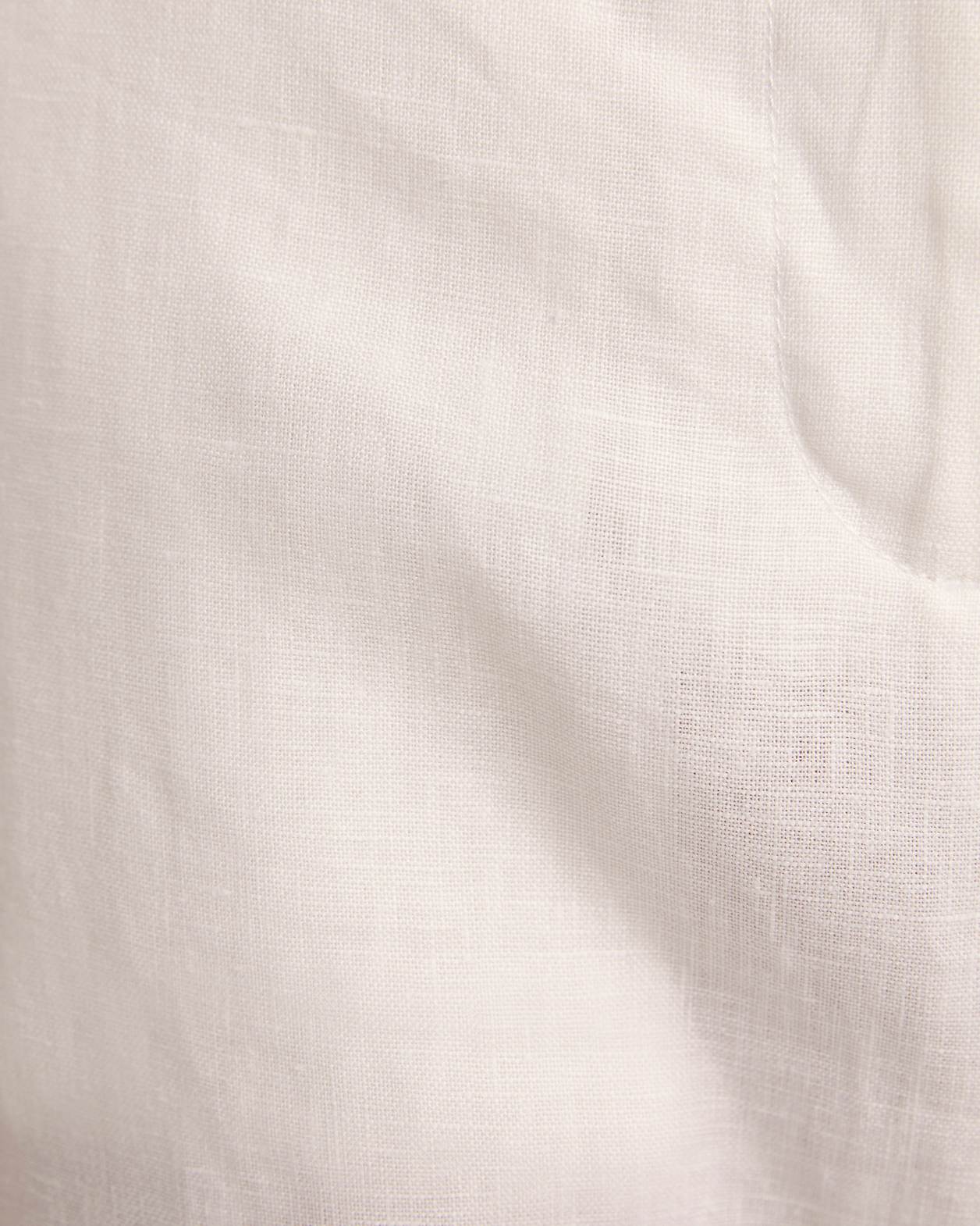 Lila Linen 7/8 Pant in WHITE