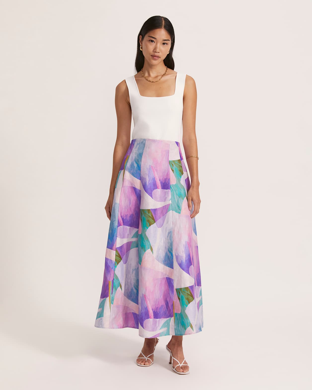 Calla Lilly Skirt in MULTI