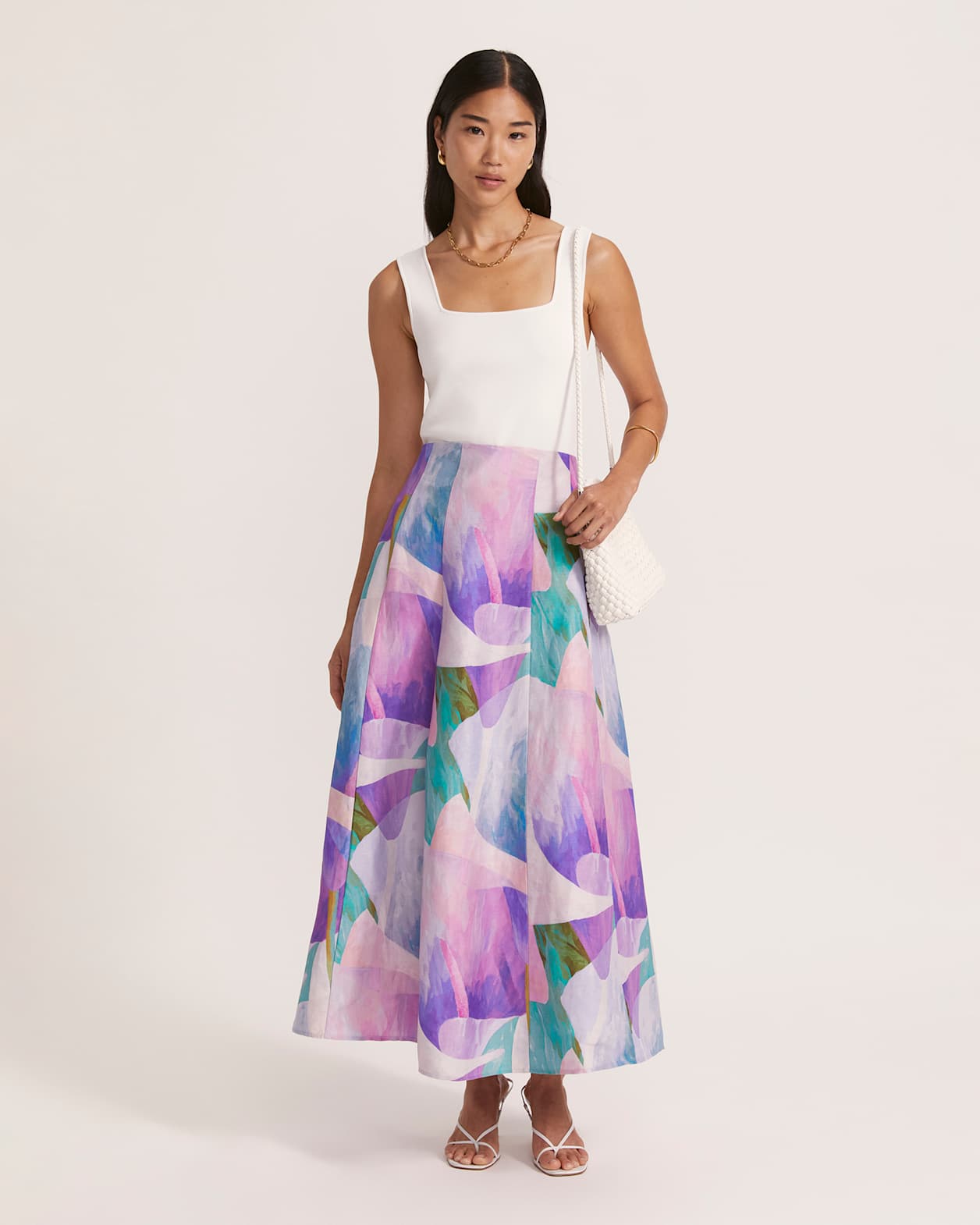 Calla Lilly Skirt in MULTI