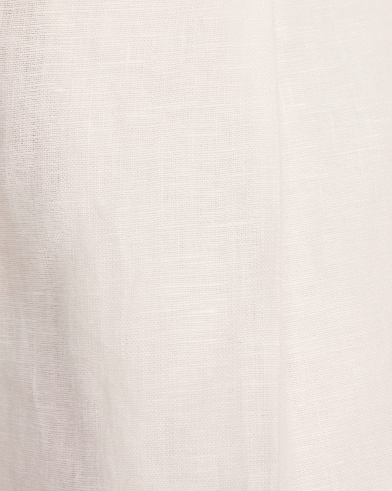 Lila Linen Pleat Front Short in WHITE