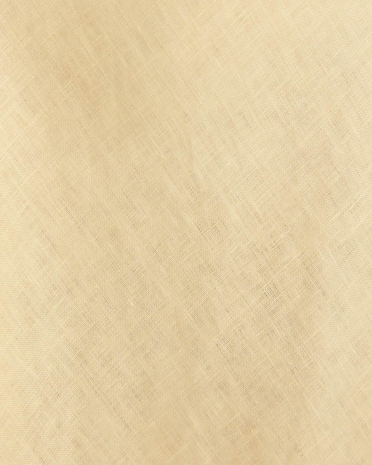 Lila Linen Bias Skirt in LEMON