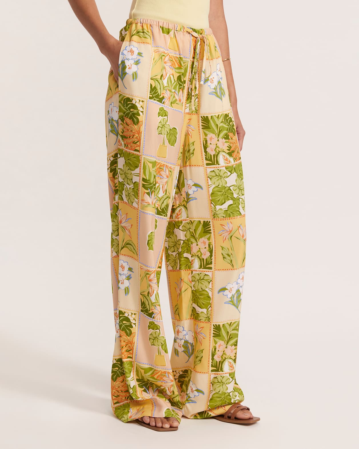 Paloma Wide Leg Pant in MULTI