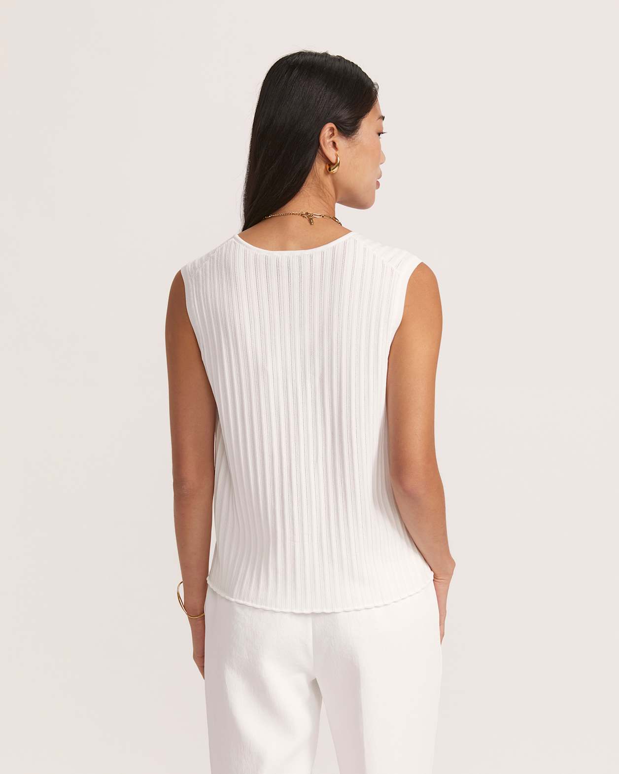 Maeve Knit Vest in IVORY