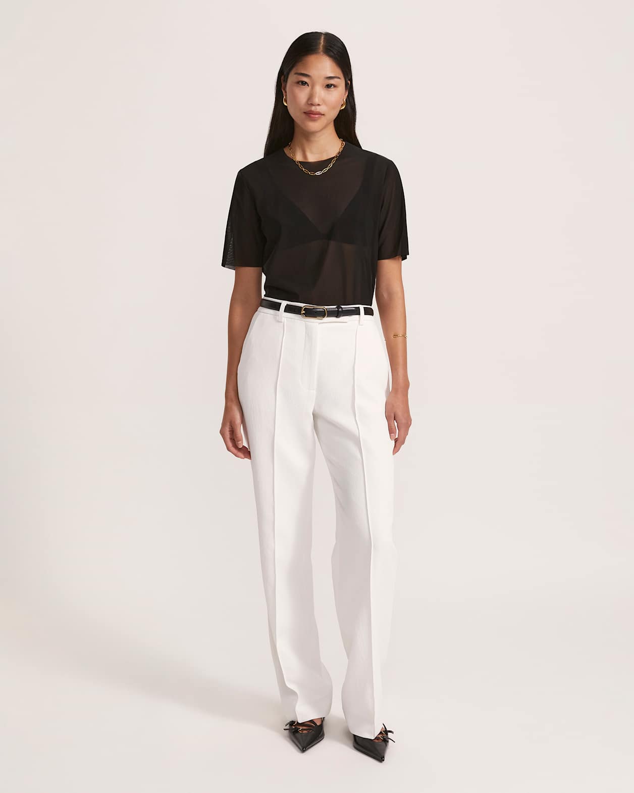 Mackenzie Short Sleeve Tee in BLACK