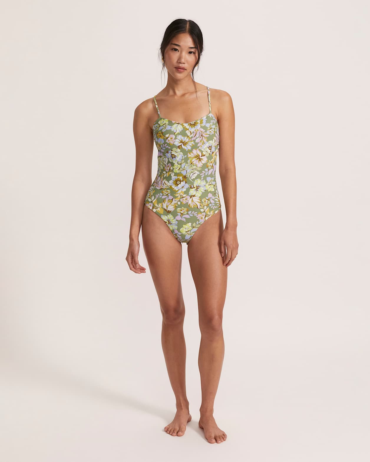 Bouquet One Piece Swimsuit in MULTI