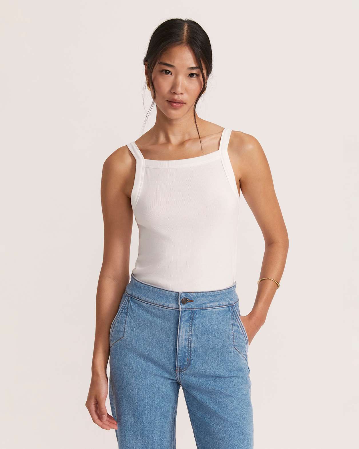 Fleur Cami in WHITE