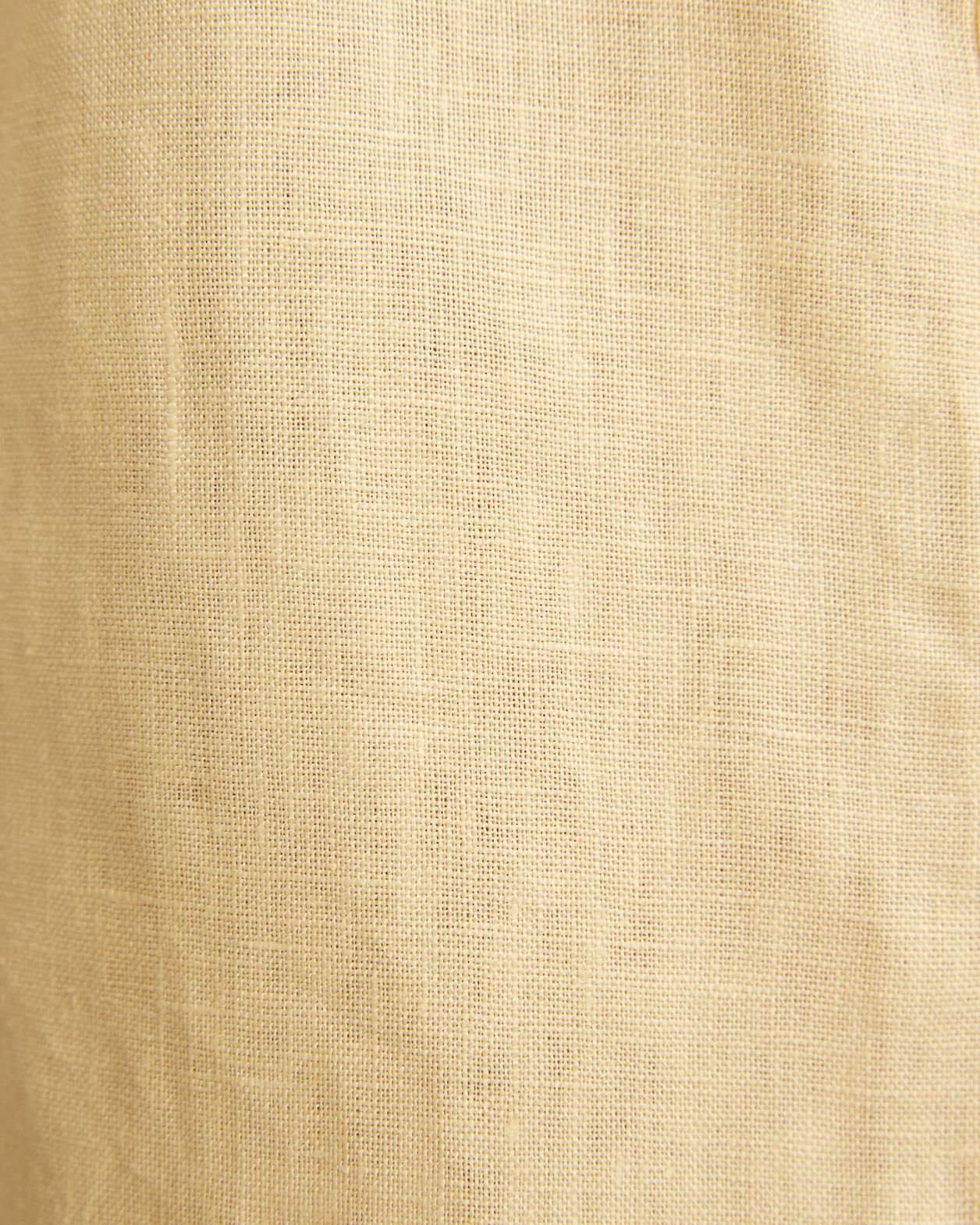 Lila Linen Puff Sleeve Shirt in LEMON