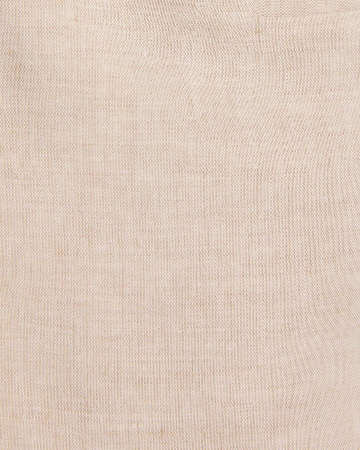 Sienna Linen Vest in OATMEAL MELANGE