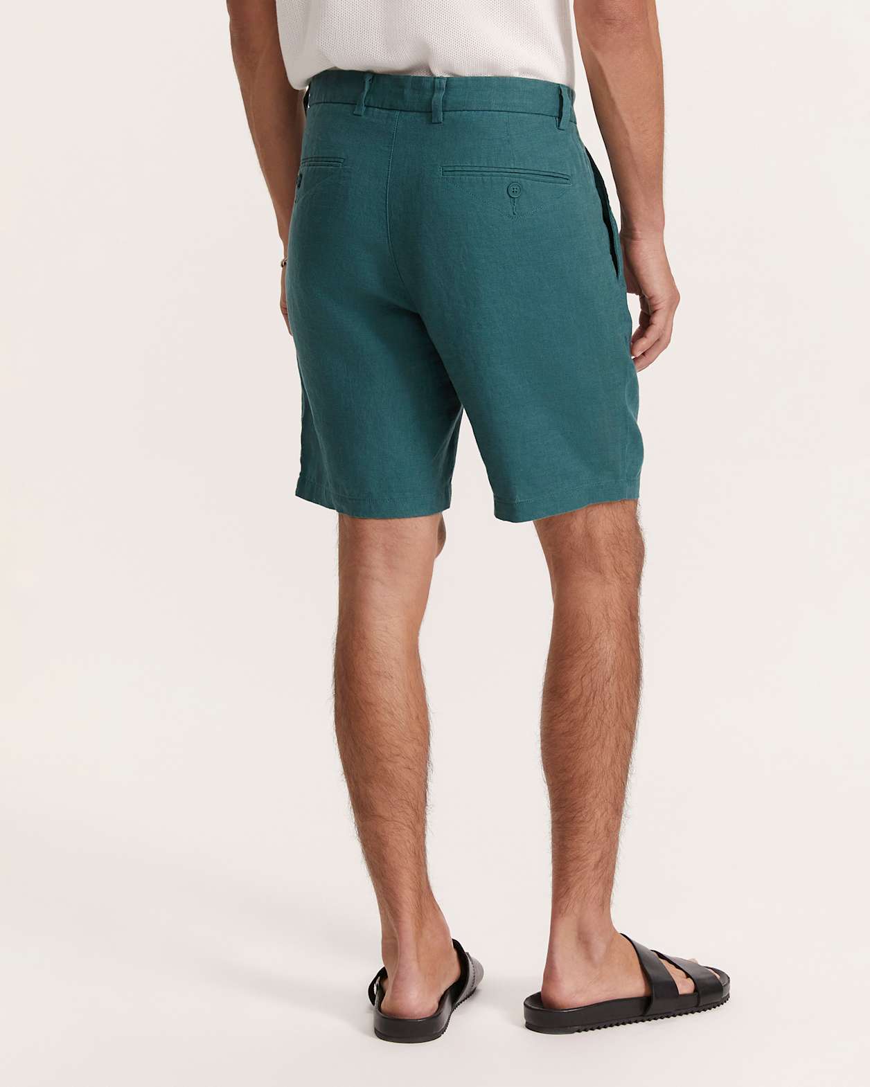 Luca Linen Short in GREEN