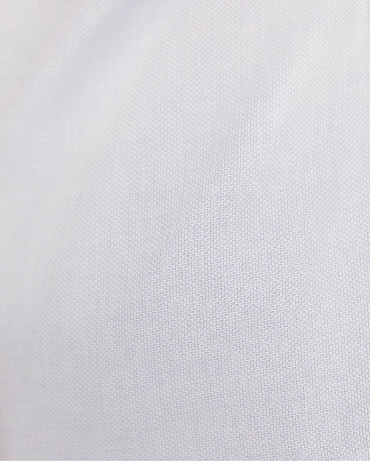 Everett Modern Textured Cotton Shirt in BLUE