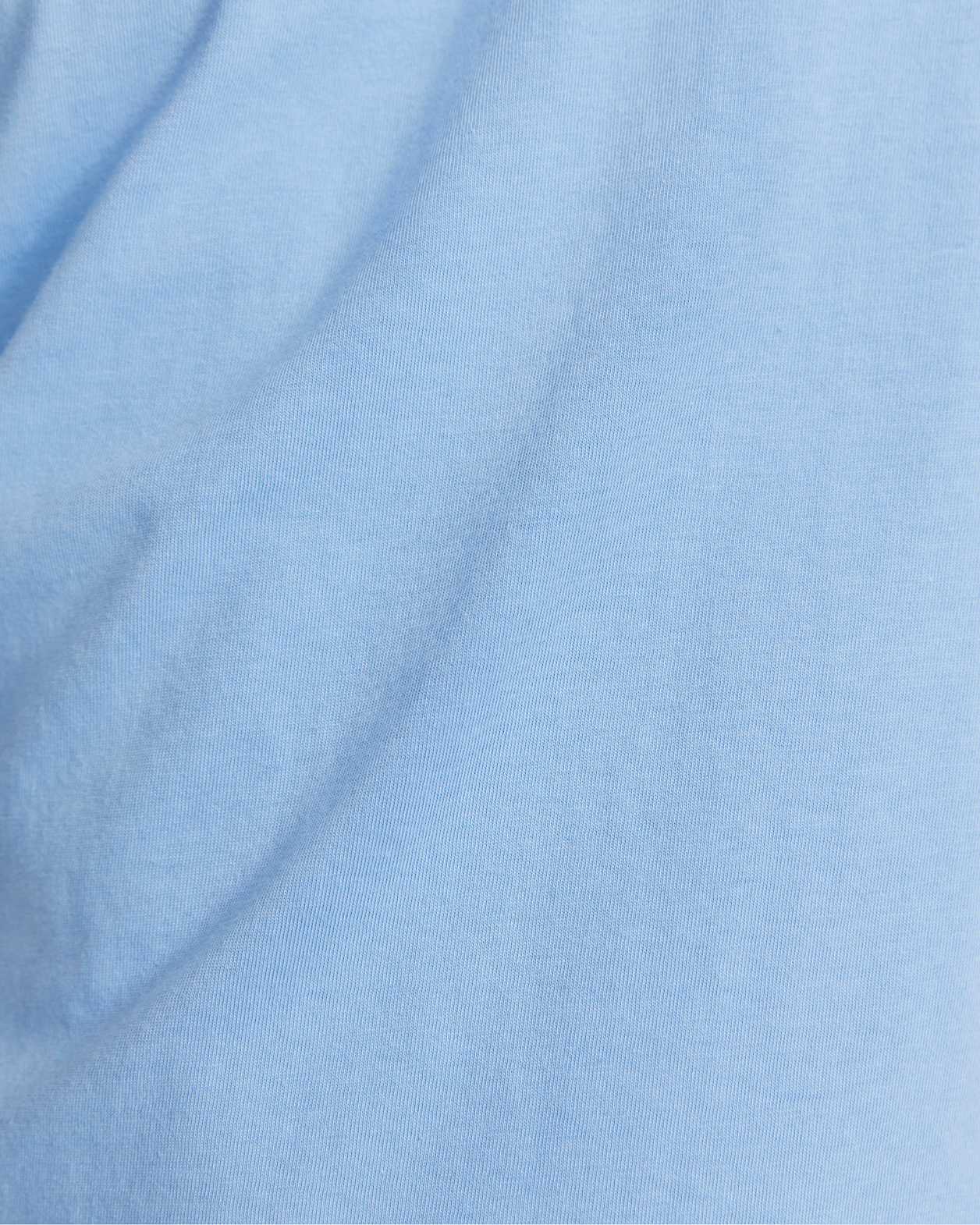 Daniel Crew Neck Tee in CERULEAN