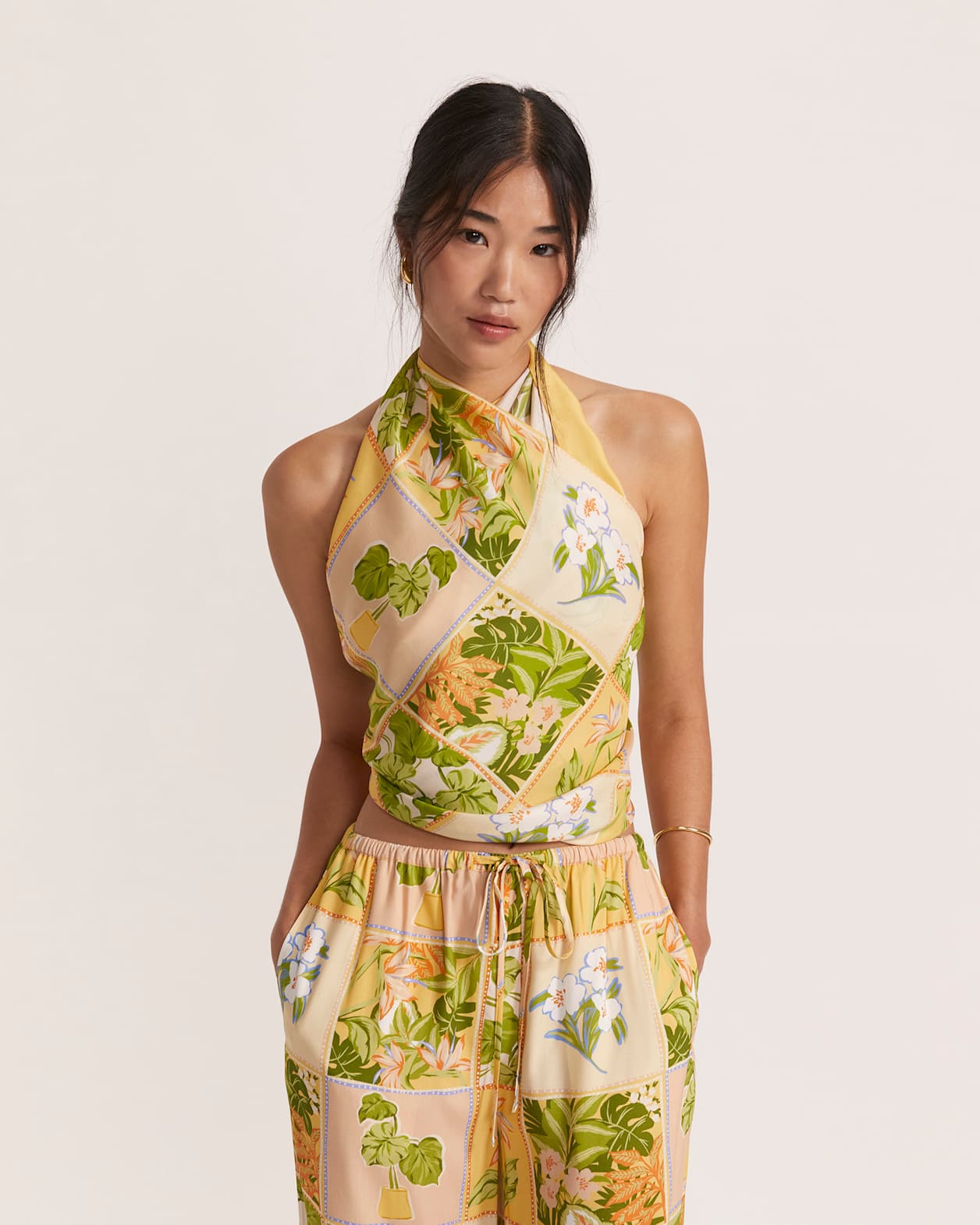 Paloma Silk Scarf in MULTI
