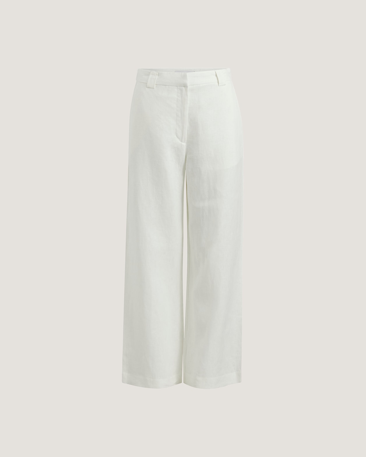 Lila Linen 7/8 Pant in WHITE