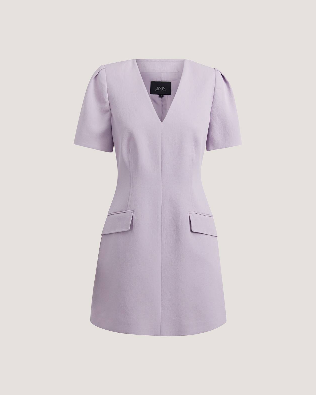 Dharma Stitch Detail Mini Dress in ORCHID