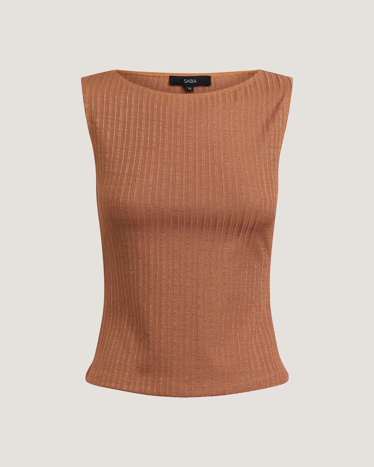Rubee Boat Neck Tank in COPPER