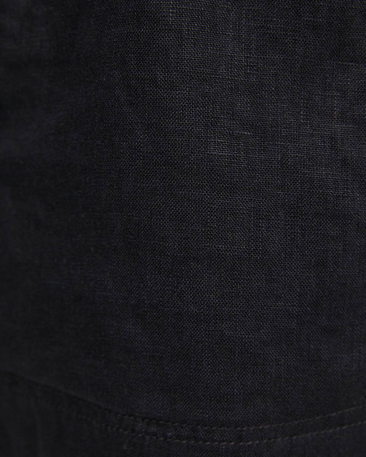 Kent Linen Short in BLACK