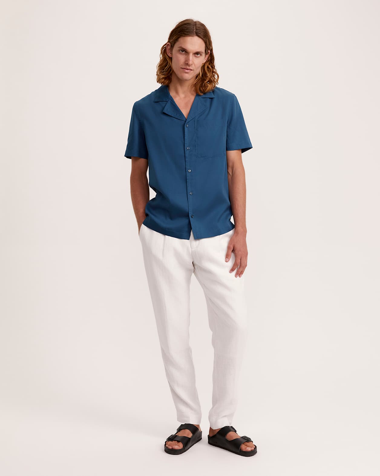 Rock Resort Short Sleeve Shirt in STEEL