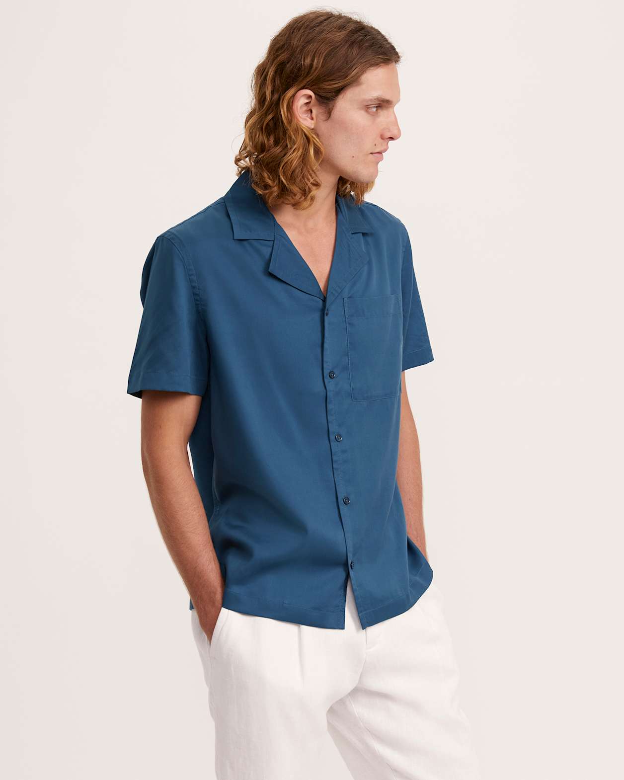 Rock Resort Short Sleeve Shirt in STEEL