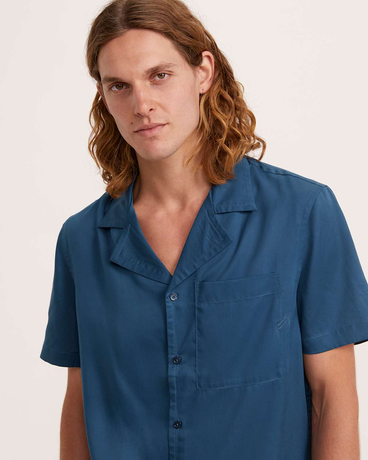 Rock Resort Short Sleeve Shirt in STEEL