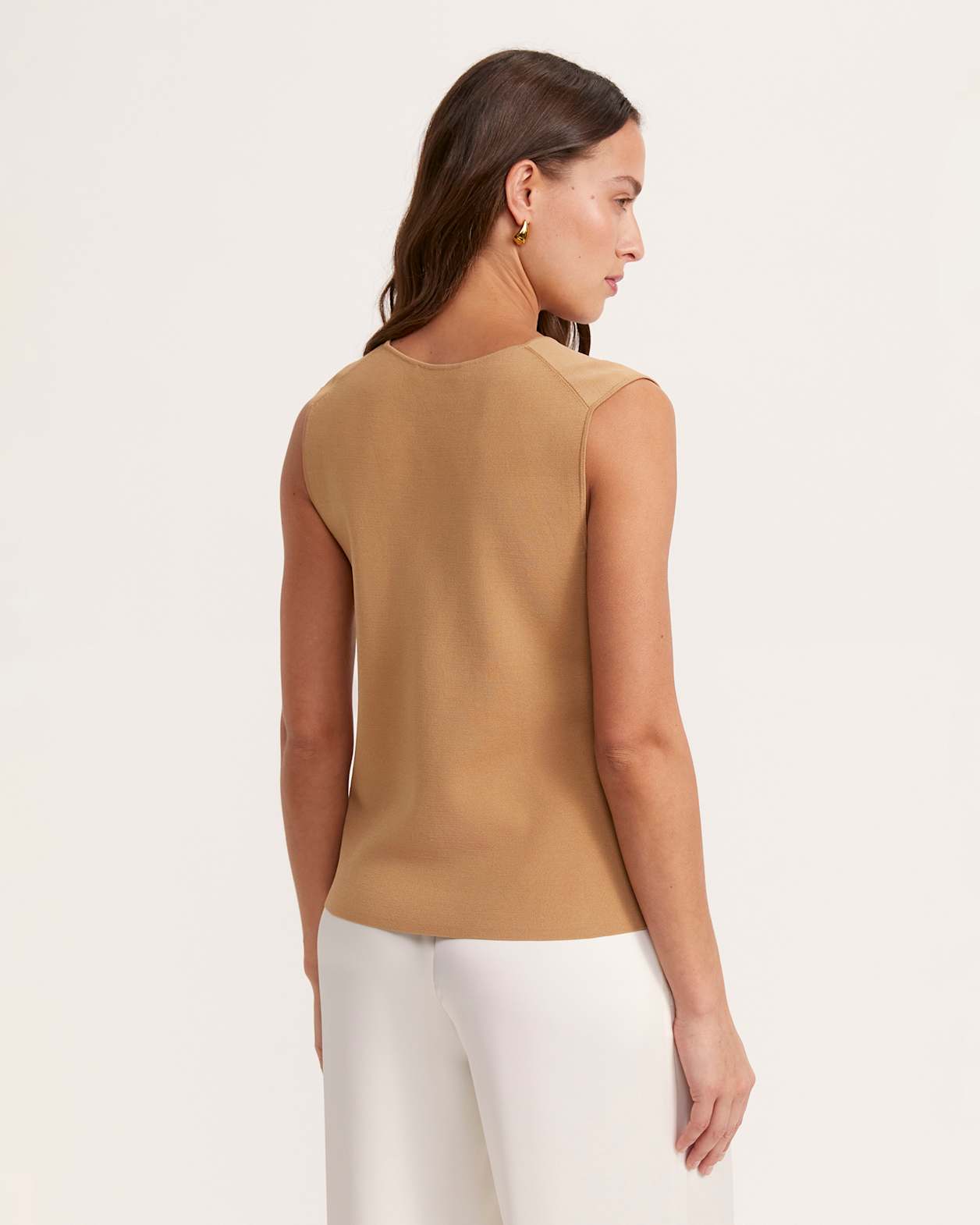 Vera Knit Vest in GOLD