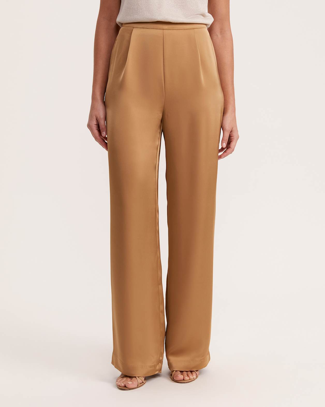 Jayde Wide Leg Pant in GOLD