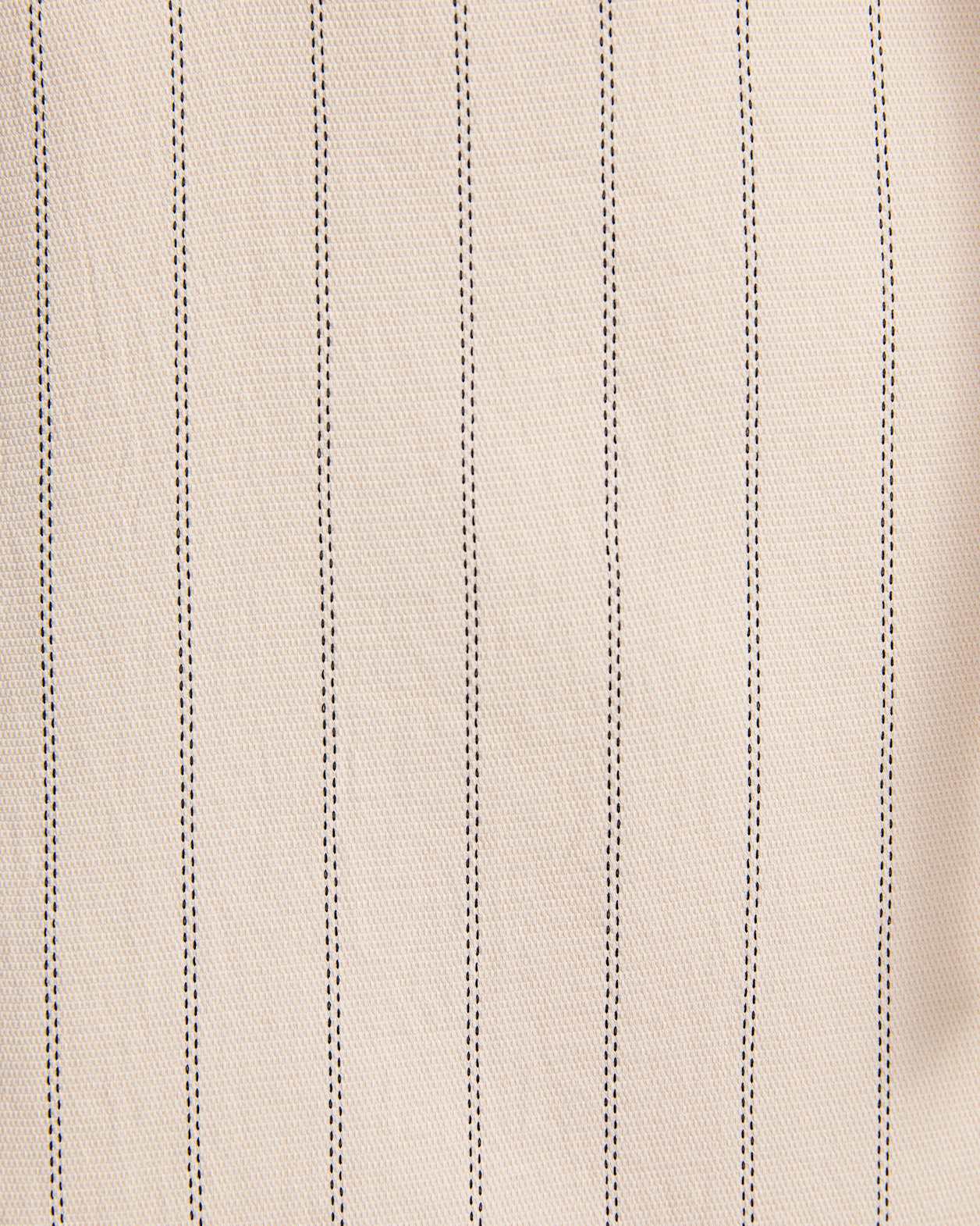 Dharma Pinstripe Wrap Mini Dress in SAND
