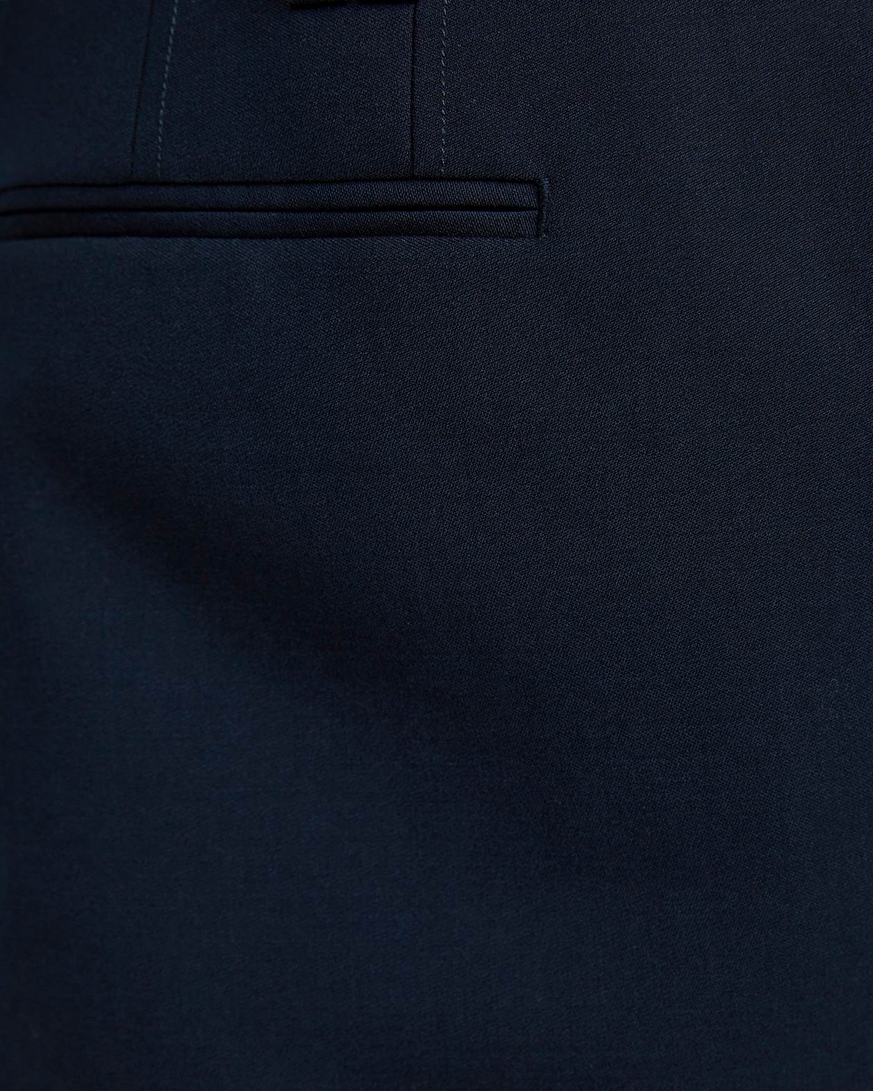 Celeste Tailored Wool Mini Skirt in FRENCH NAVY