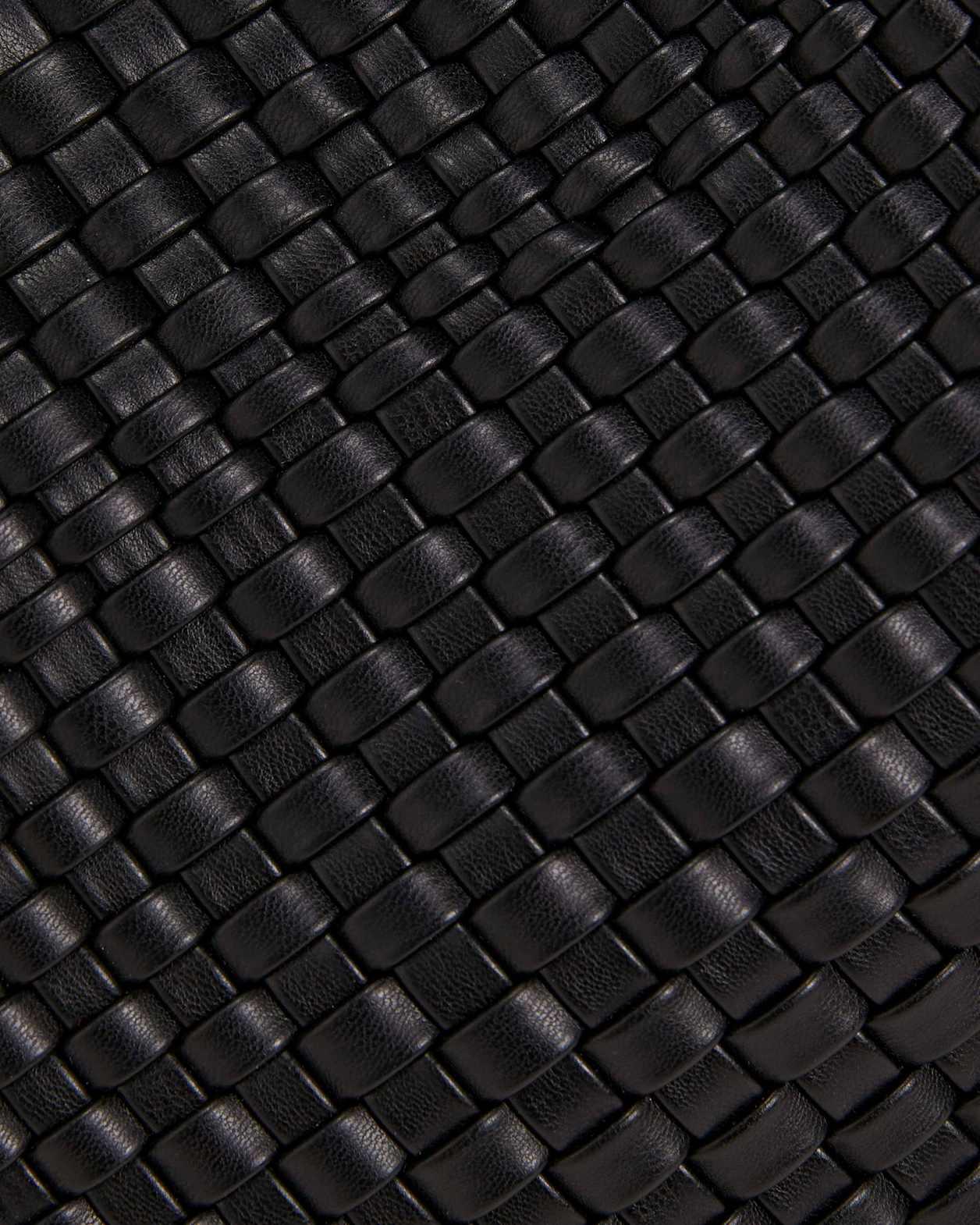 Ivy Large Woven Bag in BLACK