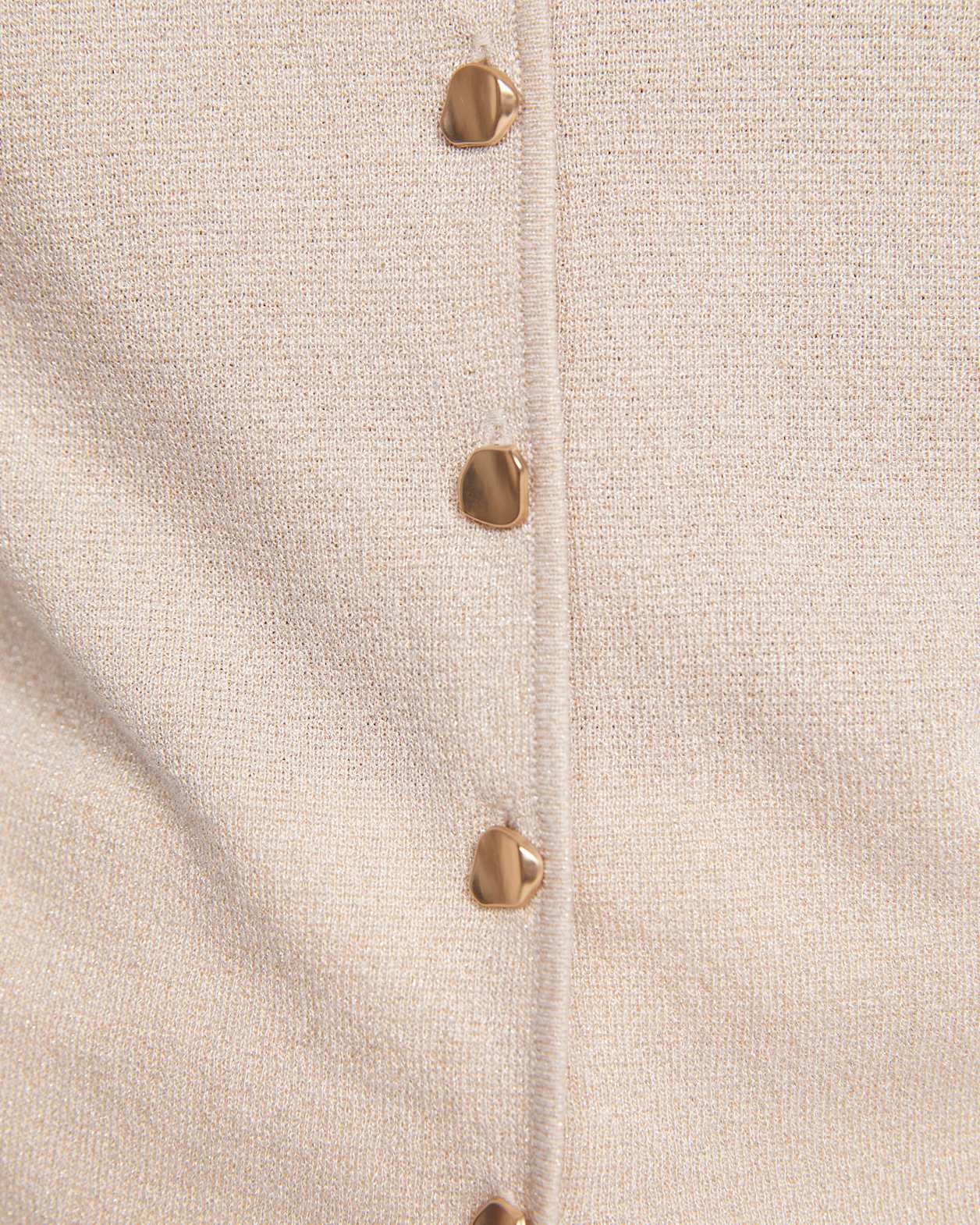 Sparkling Knit Vest in CHAMPAGNE
