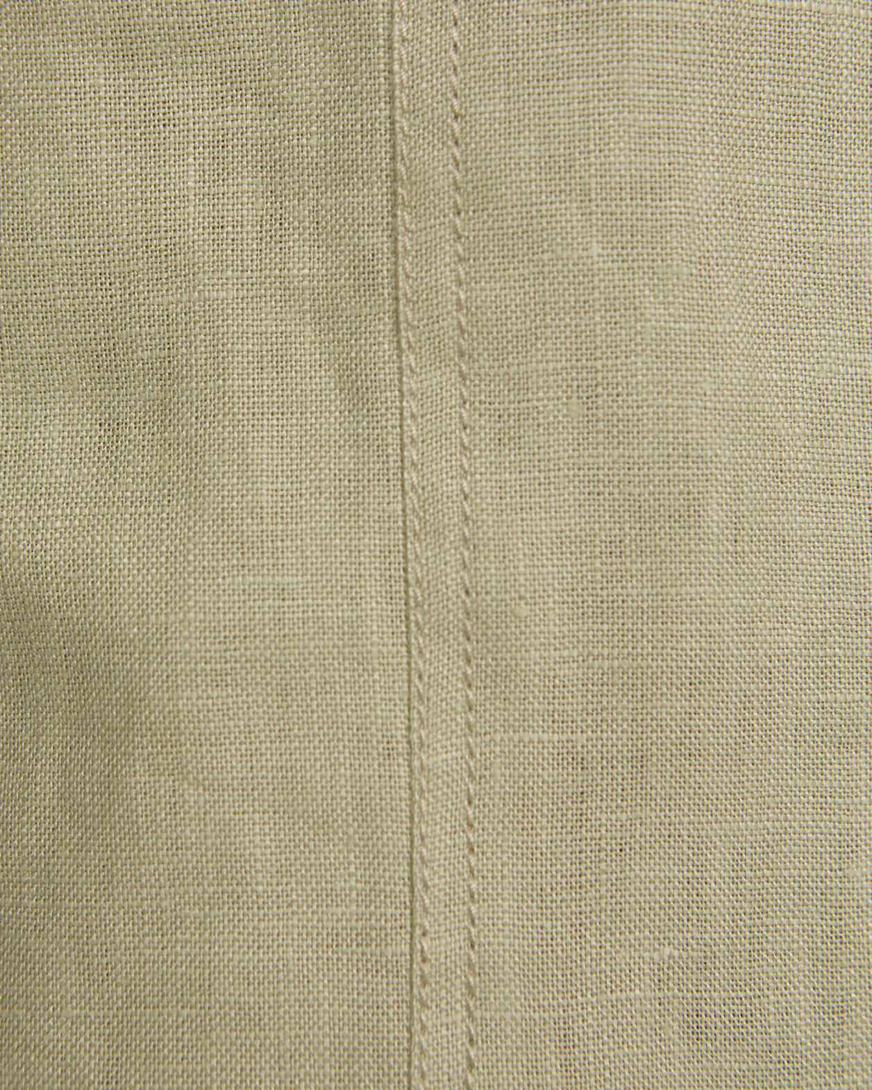 Lila Linen Utility Mini Dress in SAGE