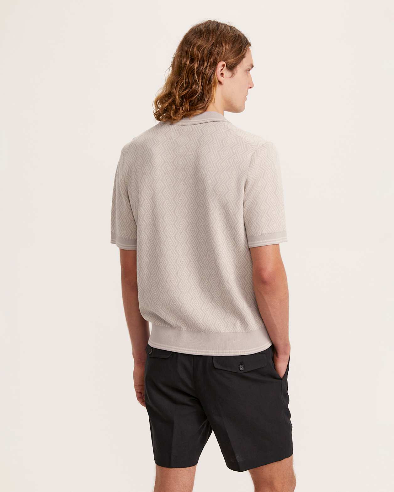 Monte Geo Cotton Button Thru in TAUPE/NATURAL