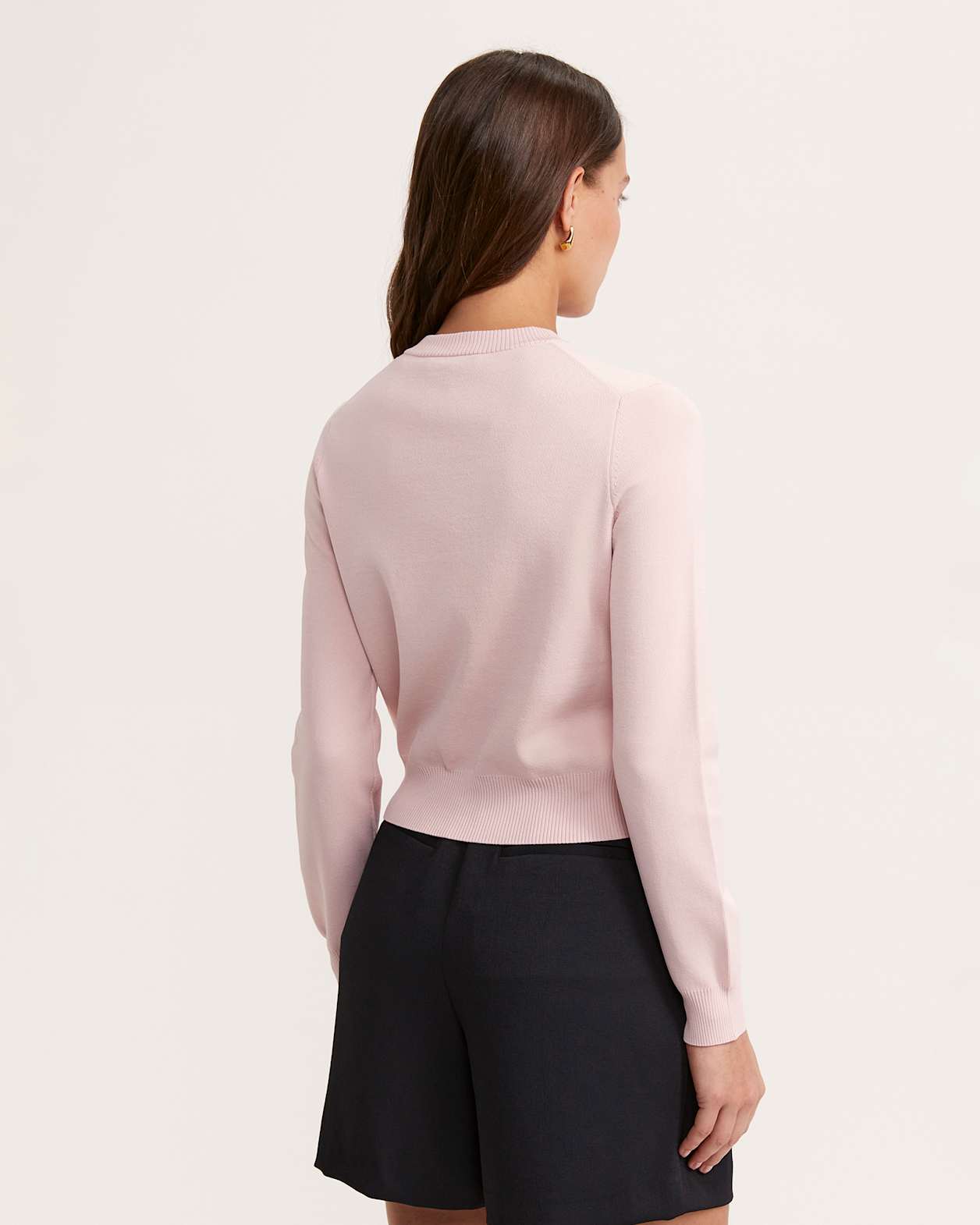 Mia Milano Knit Cardigan in BLUSH
