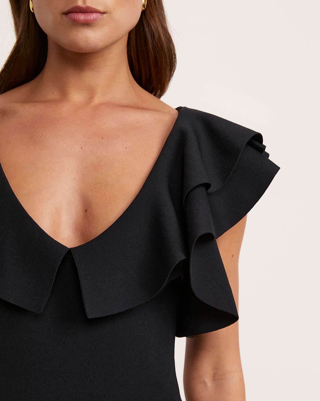 Mia Milano Knit Dress in BLACK