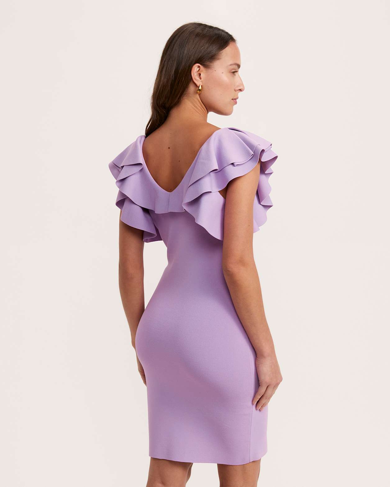 Mia Milano Knit Dress in VIOLET