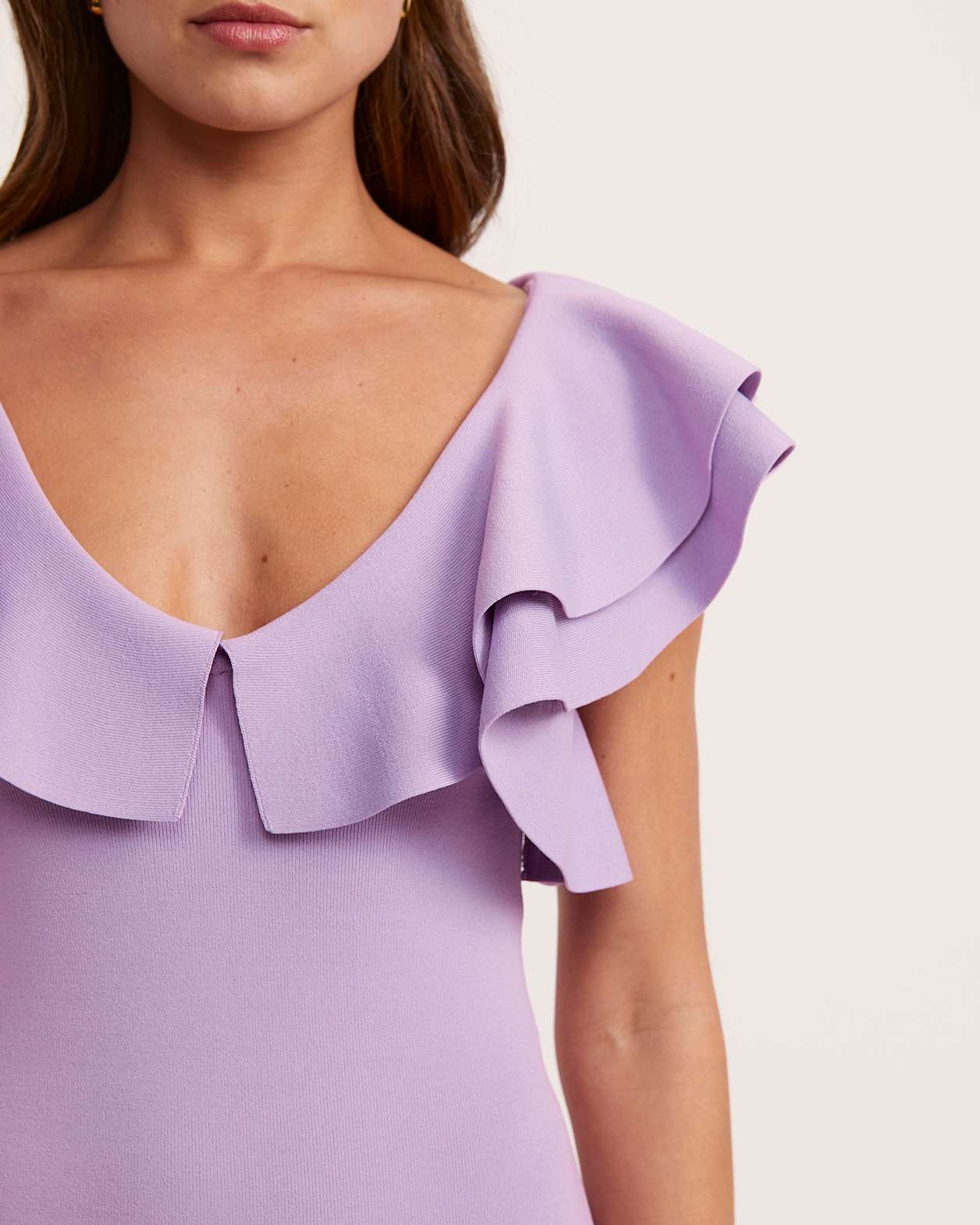 Mia Milano Knit Dress in VIOLET