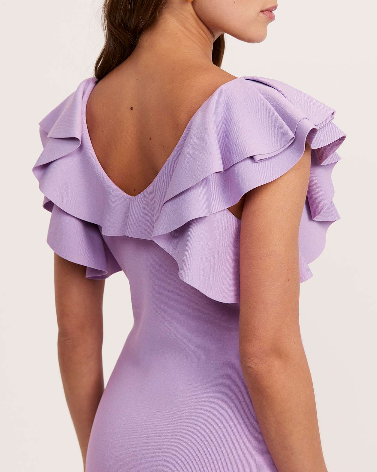 Mia Milano Knit Dress in VIOLET