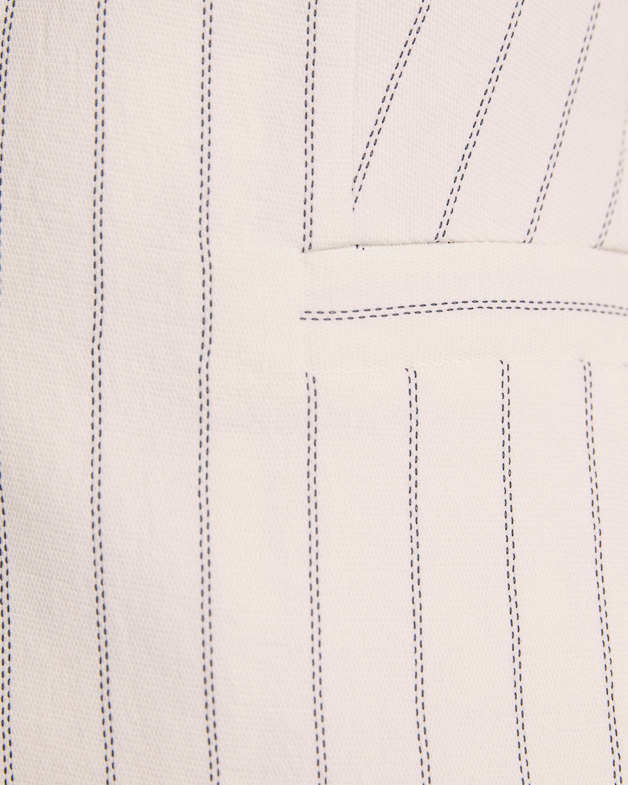 Dharma Pinstripe Crew Vest in PINSTRIPE