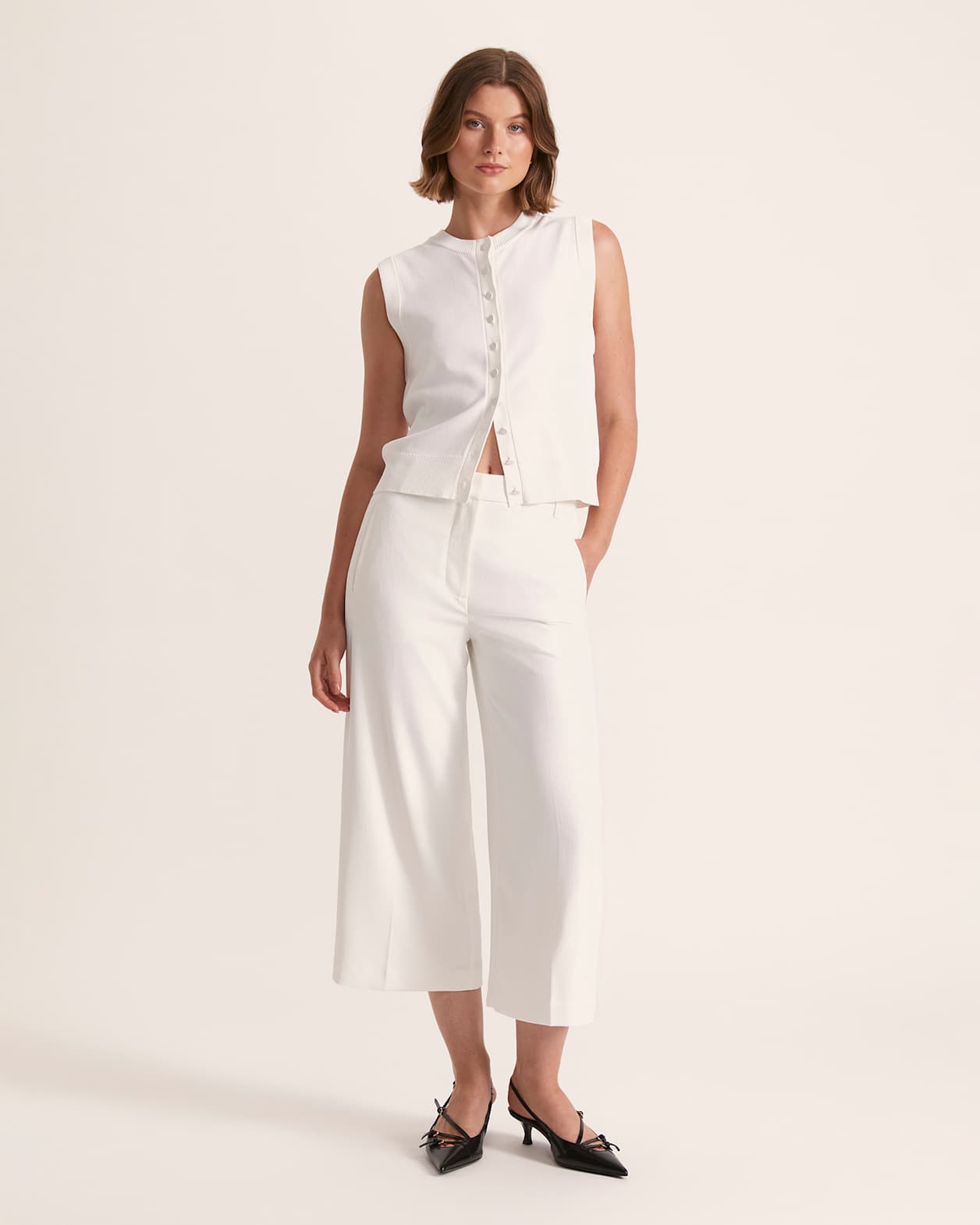 Dharma Classic Culotte in ALABASTER