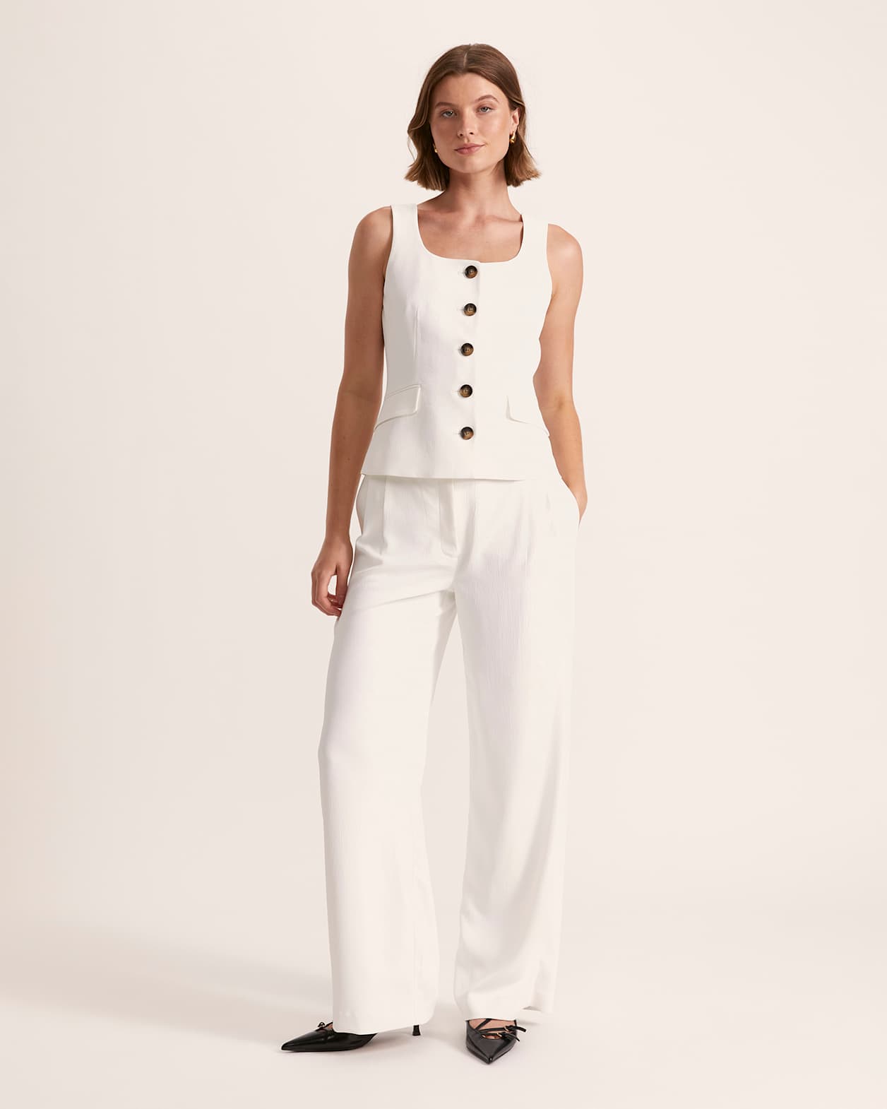 Dharma Safari Bodice in ALABASTER