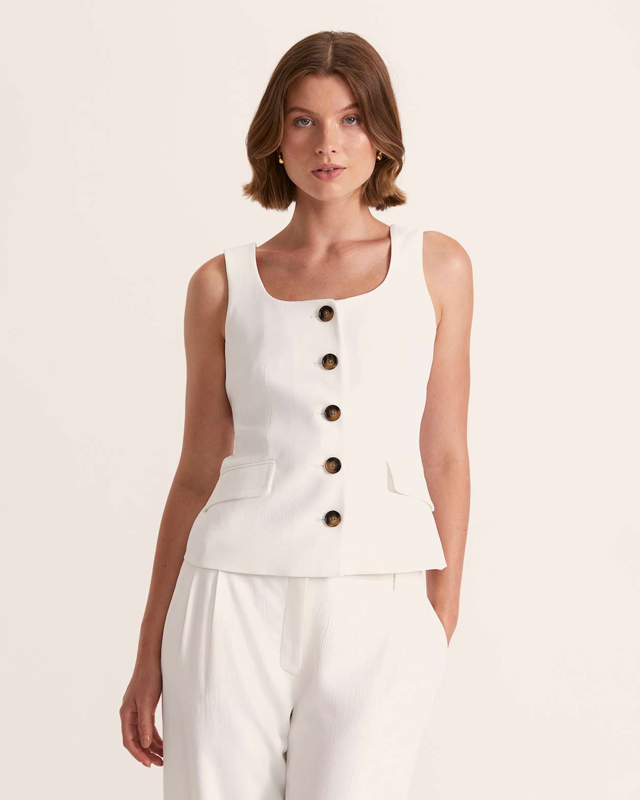 Dharma Safari Bodice in ALABASTER