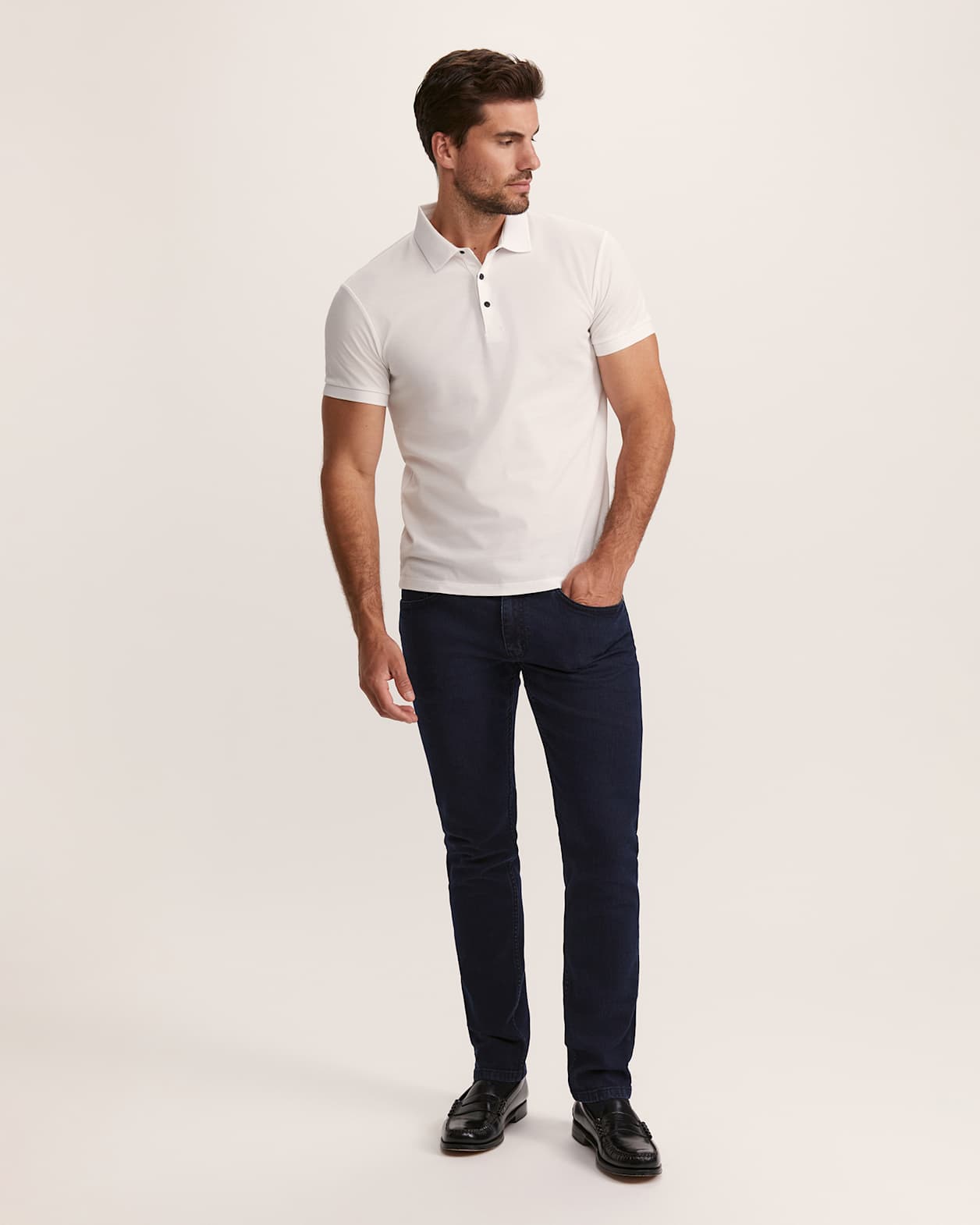 Andy Polo in WHITE