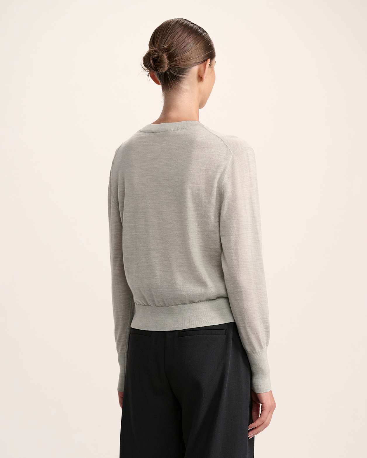 Franka Wool Crew Knit in MINT