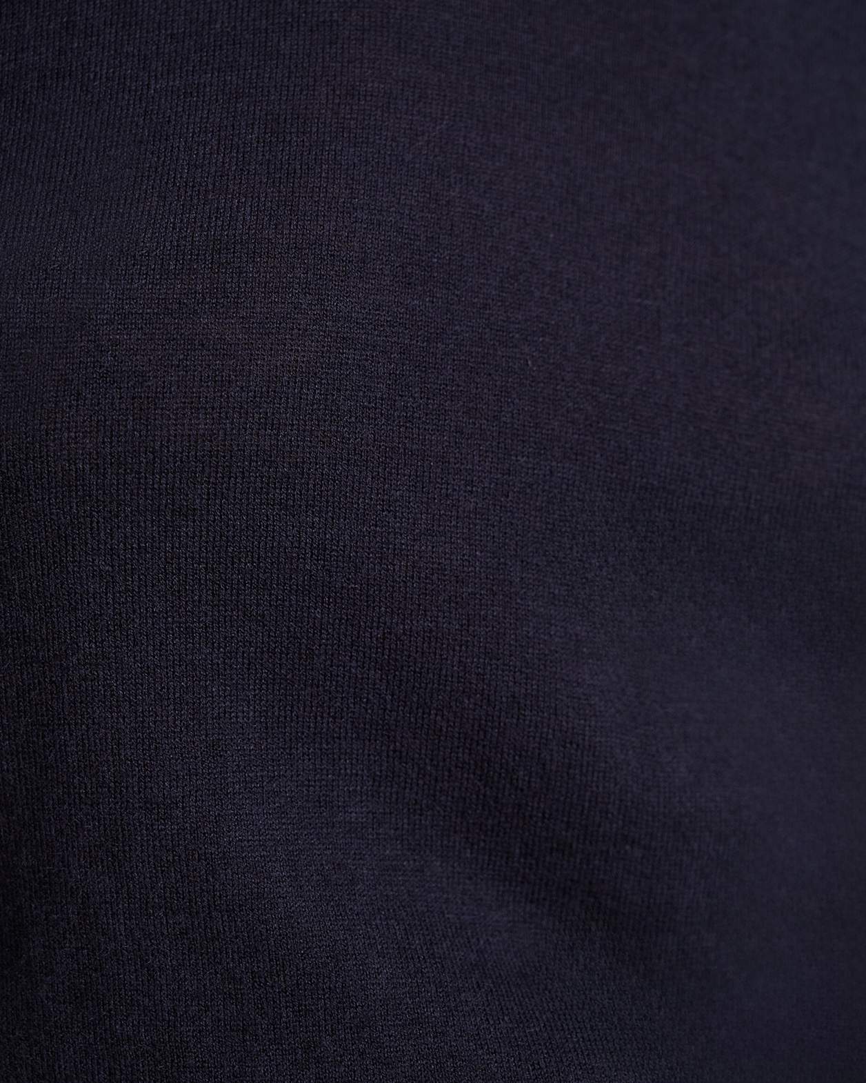 Laura Contrast Crew Knit in NAVY