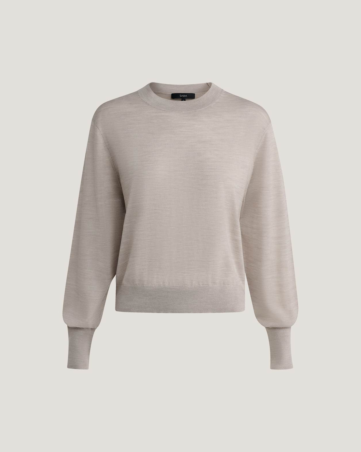 Franka Wool Crew Knit in MINK