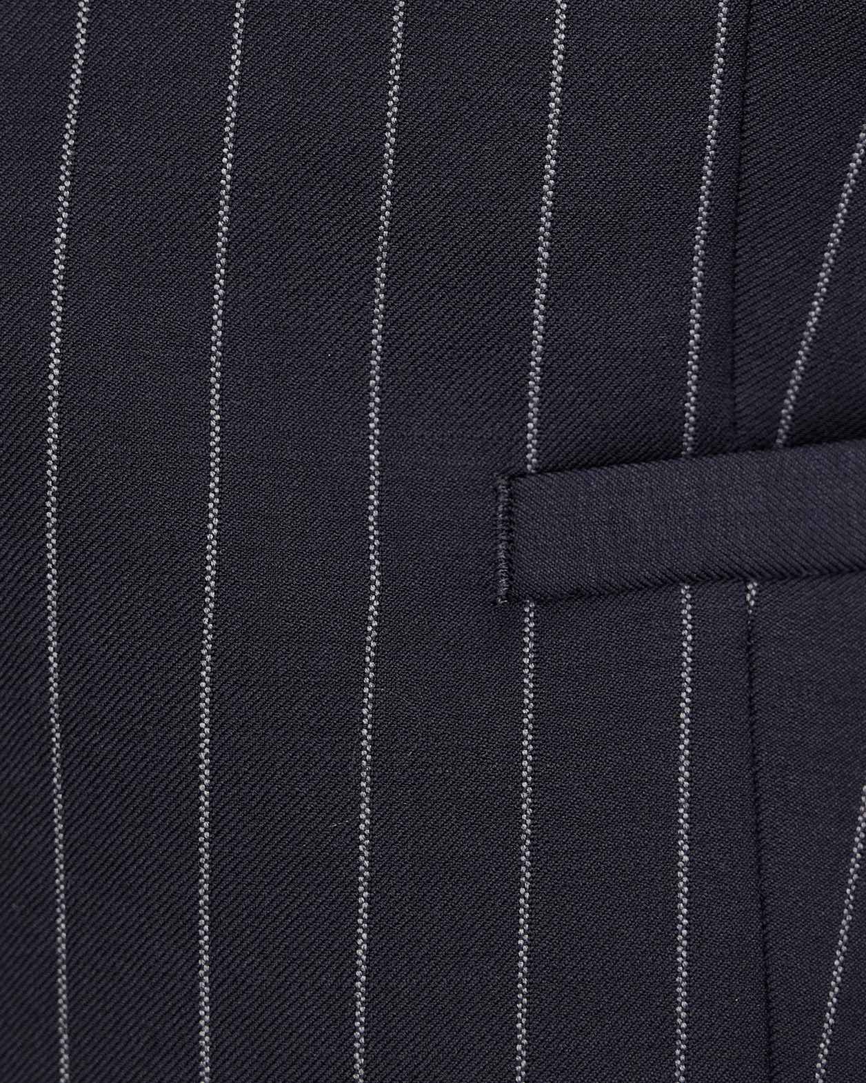 Polly Pinstripe Jacket in NAVY/IVORY