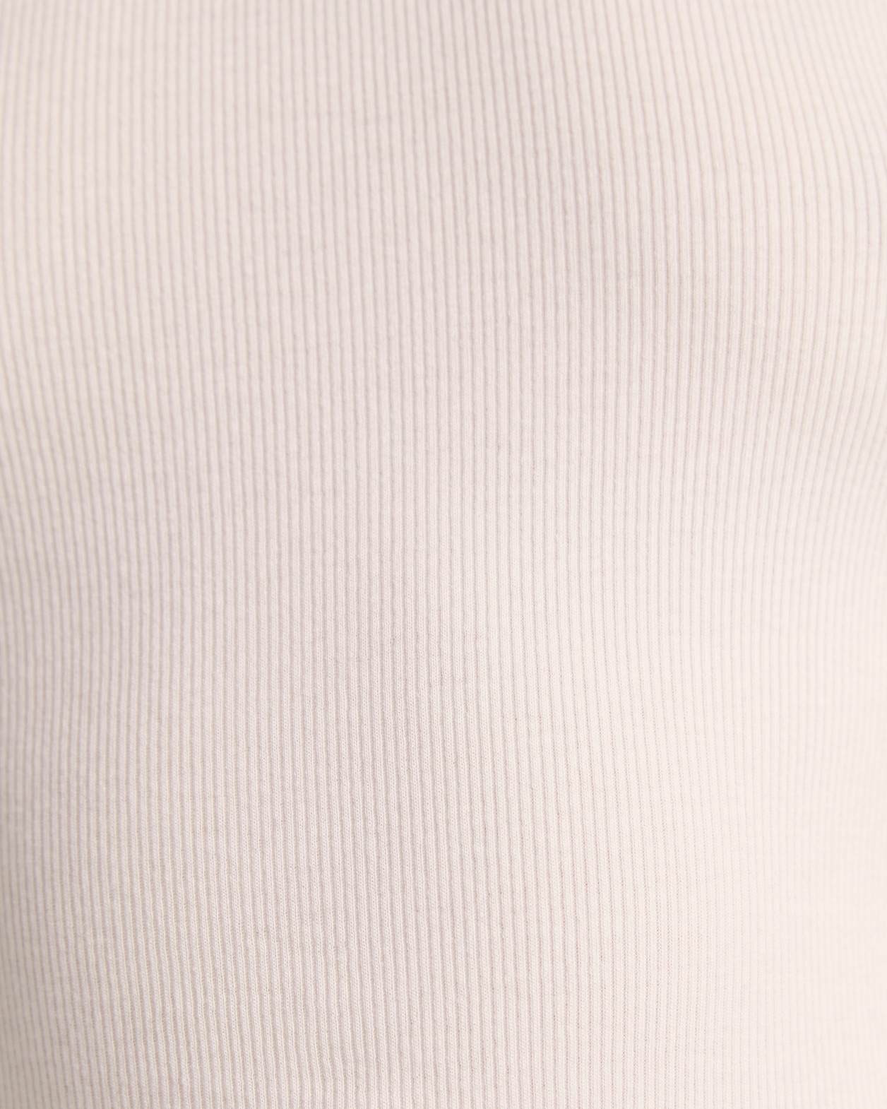 Sasha Logo Tee in WHITE