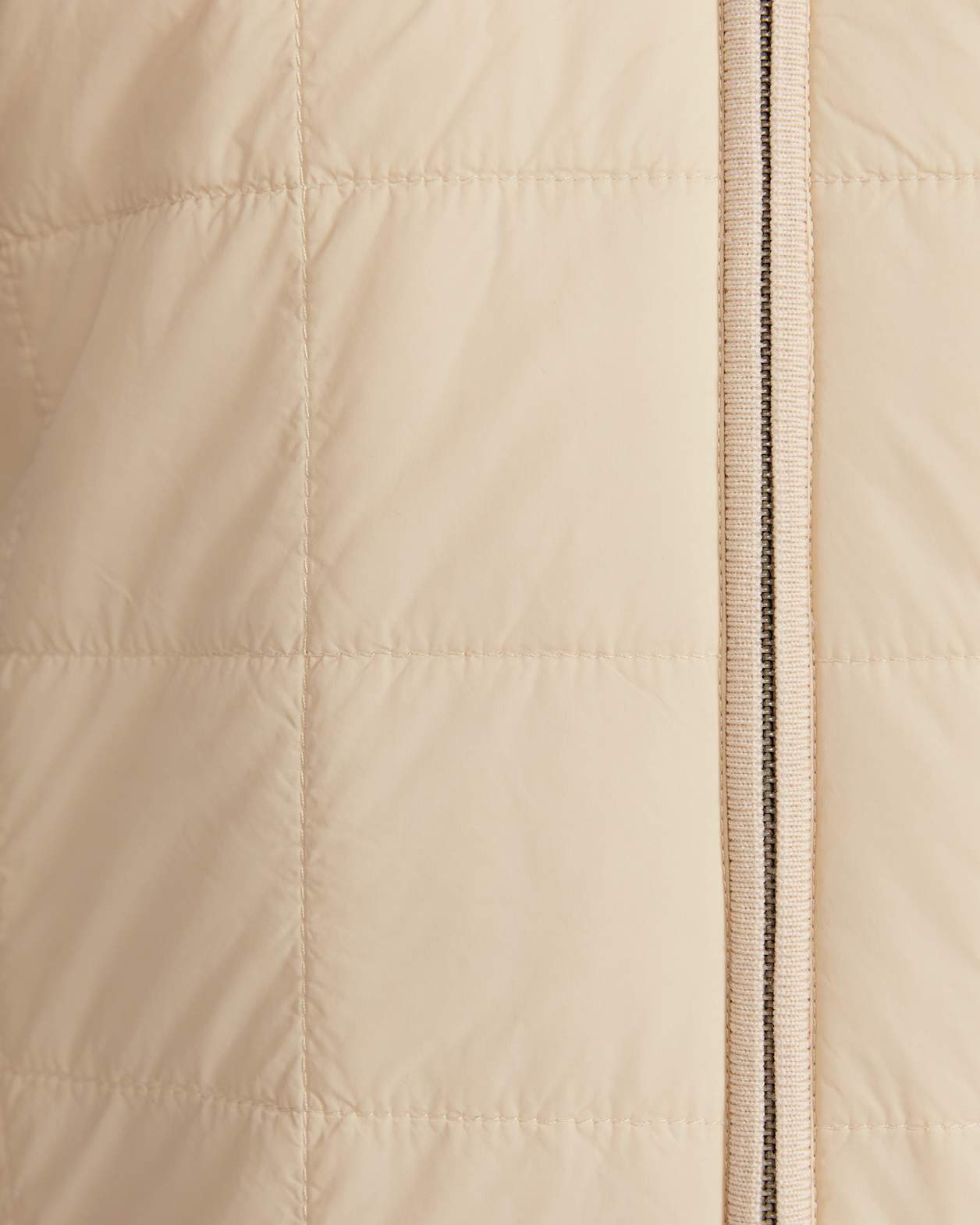 Ross Padded Merino Wool Jacket in EGGSHELL