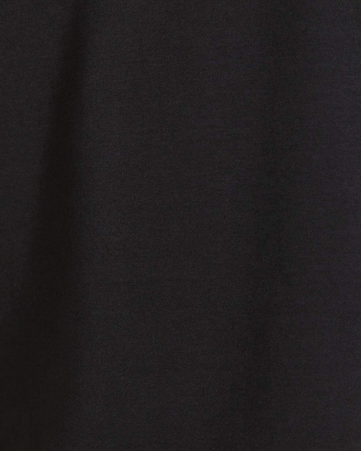 Rafe Heavyweight Cotton Rib Tee in BLACK