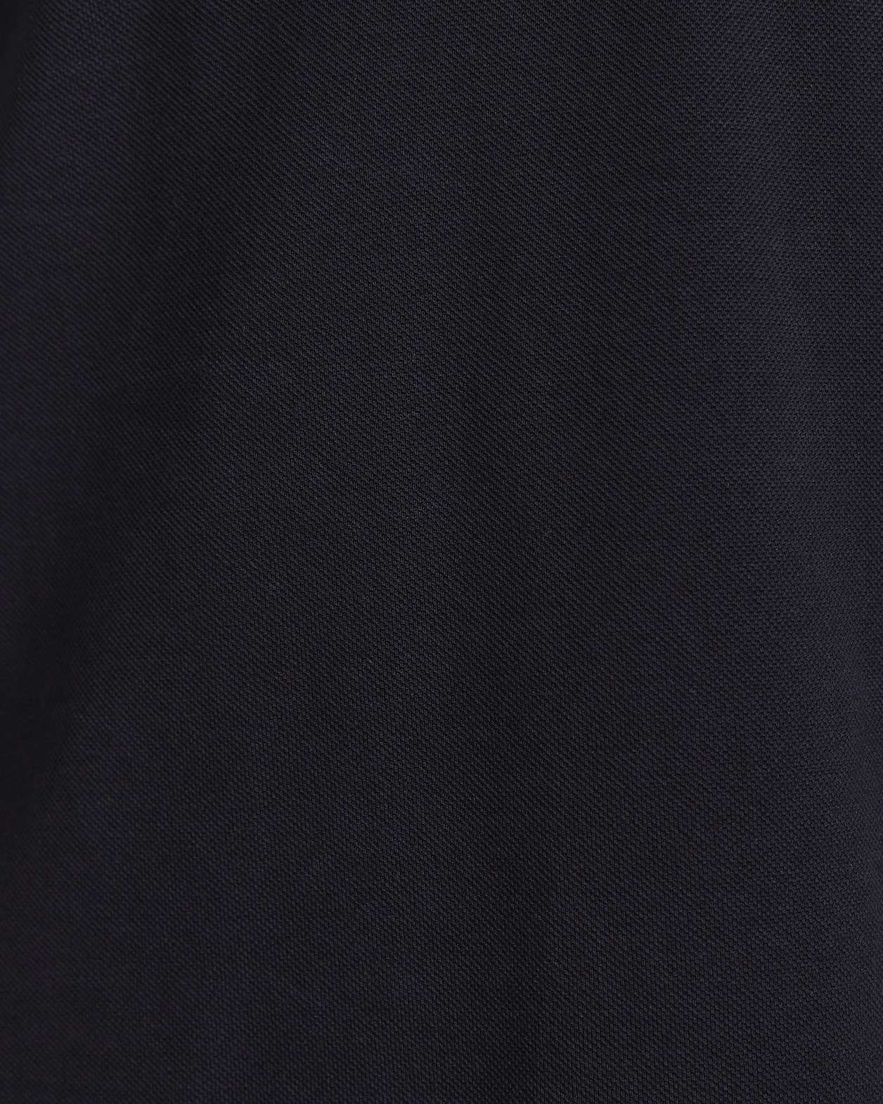 Andy Panelled Cotton Polo in NAVY/OATMEAL